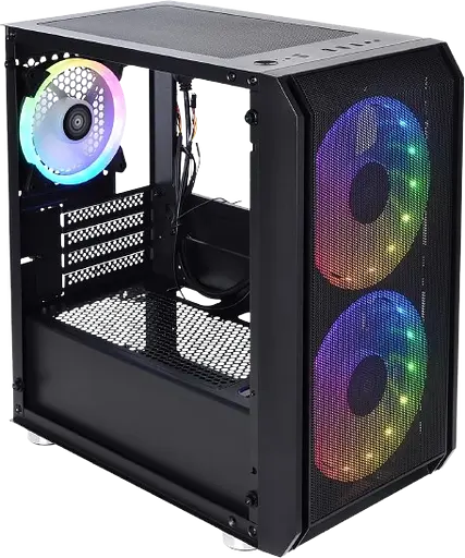 Корпус Qube Neptune Mini ARGB Black (QB08N_FCNU3) - фото 2