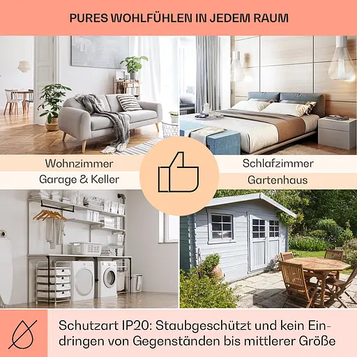 Инфракрасный обогреватель Klarstein Wonderwall Air Art Infinite (10035173) - фото 3