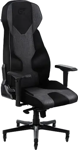 Геймерское кресло GT Racer черное с темно-серым (X-8007 Dark Gray/Black Suede) - фото 2