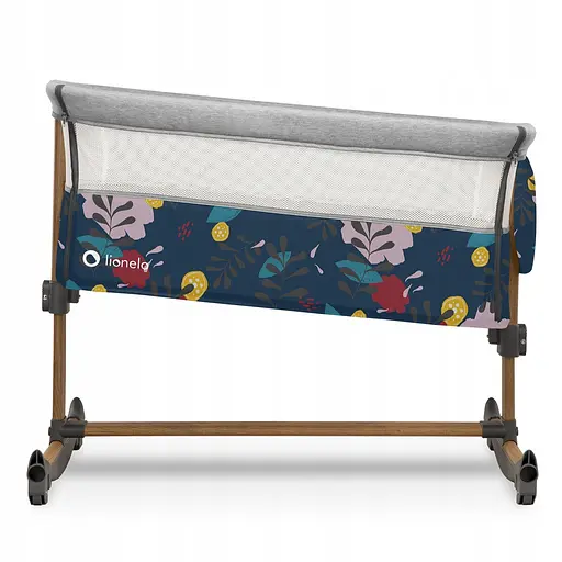 Кроватка приставная 3 в 1 Lionelo Leonie Blue navy - фото 4