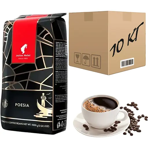 Кава Julius Meinl Poesia в зернах 1 кг (ящик 10 кг) - фото 1