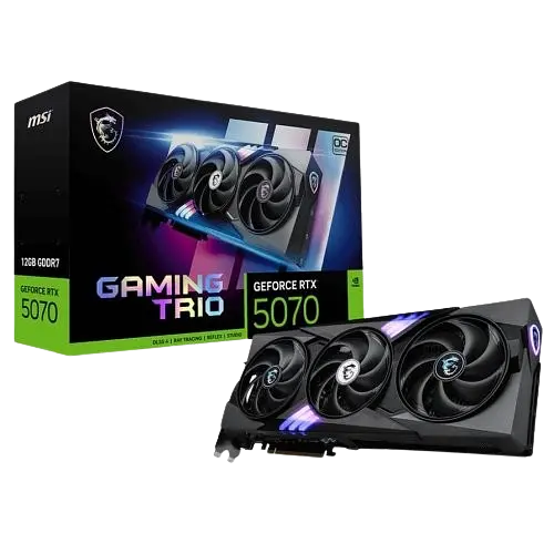 Відеокарта GeForce RTX 5070 12GB MSI Gaming Trio OC (RTX 5070 12G GAMING TRIO OC)