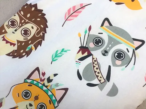 Простынь хлопковая Moontime в коляску "Индейцы" - фото 3