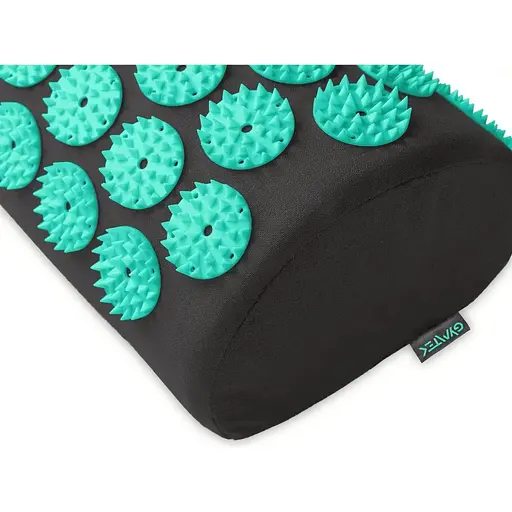 Коврик акупунктурный с валиком Gymtek зеленый - фото 3