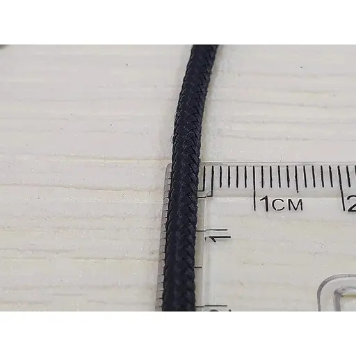 Ювелірний шнурок Харківська ювелірна фабрика з текстилю з срібними вставками. 55241-Р 50 65 - фото 2