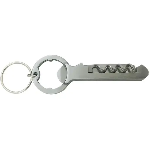 Брелок Munkees Corkscrew Штопор + Ніж Steel