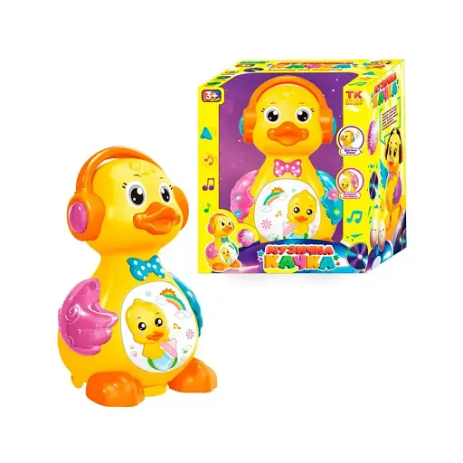 Музыкальная развивающая игрушка Утенок, 21303