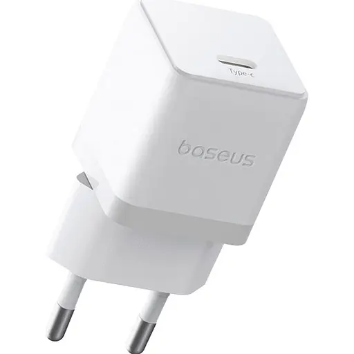 Сетевое зарядное устройство Baseus Palm 1-USB-C 20W Moon White (P10111602213-00) [127635]