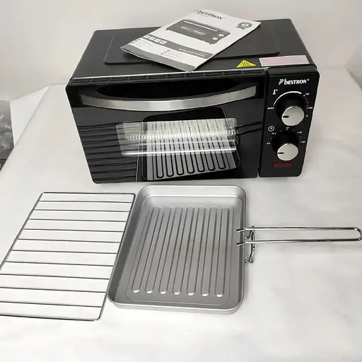 Духовка настільна Bestron AOV9, 800 Вт, 9 л, чорний - фото 4