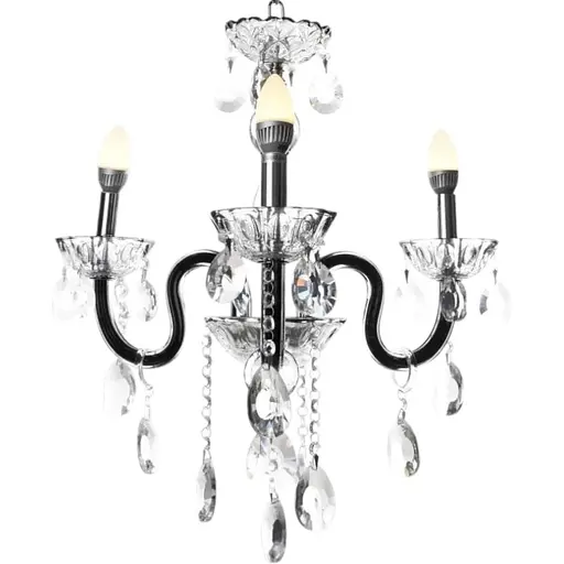 Люстра свічка Brille підвісна кришталева E14 40W CH (BCL-383S/3)