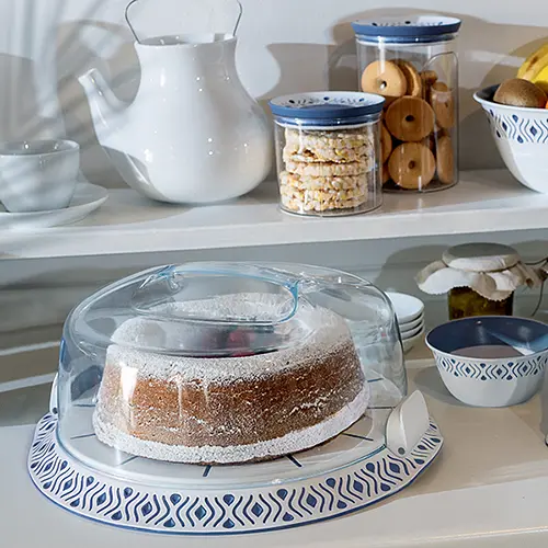 Переноска для торта TOSCA d37 бело-серая (55850) - фото 6