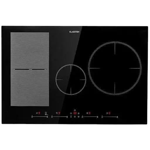 Вбудована варильна індукційна поверхня Klarstein Delicatessa 77 Hybrid Чорний (10033023)