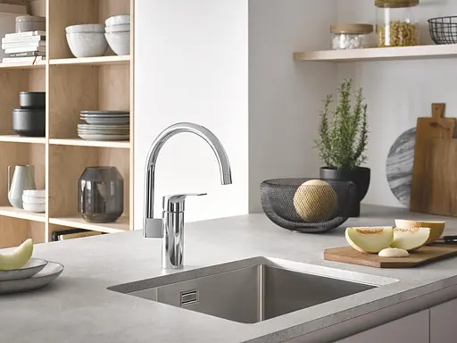 Набор смесителей Grohe Eurosmart 4 в 1 для ванной и кухни UA123248M3 Хром - фото 5