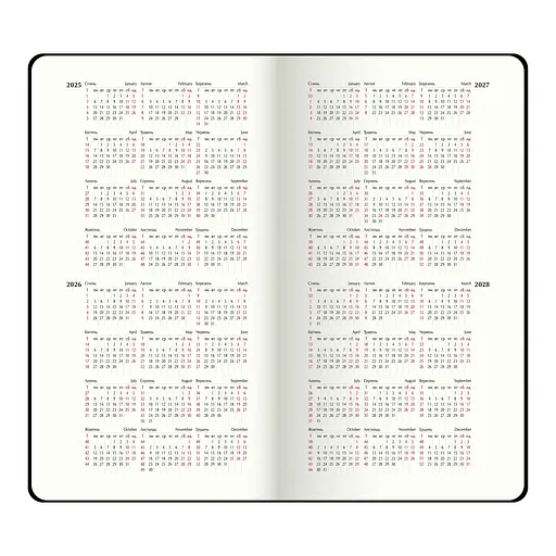 Еженедельник датированный Buromax Bravo 2026 синий 153 х 85 мм (BM.2893-02) - фото 13