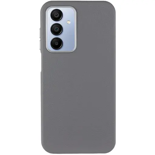Чехол Epik кожаный Leather Case Metal Buttons для Samsung Galaxy A15 4G/5G/M15 5G Titanium Gray - фото 2