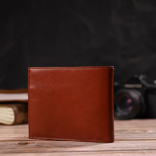 Мужской кожаный кошелек Canpellini 11х9.5х2 см acs0025676 - фото 7