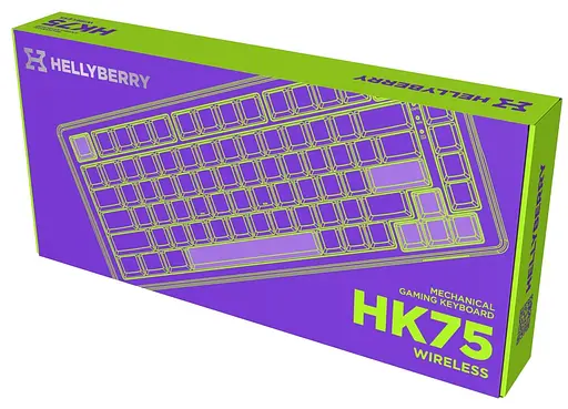 Клавіатура HATOR Hellyberry HK75 wireless White-Violet (HK75_wireless) - фото 9