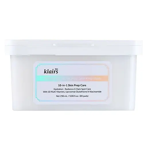 Пады для лица с витамином C Dear Klairs Freshly Juiced Vitamin Skin Prep Pads 80 шт. 290 мл