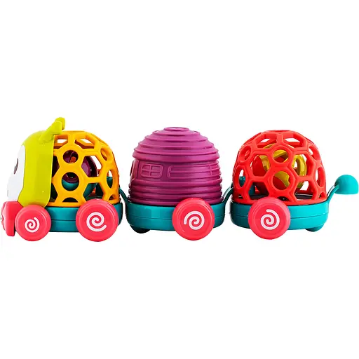 Набір іграшок музичний Baby Team Забавні вагончики (8672_гусінь) - фото 2
