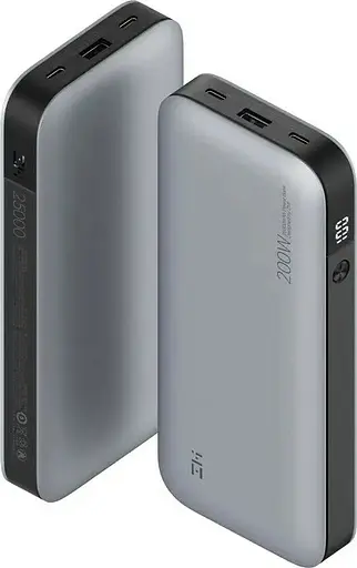 Повербанк ZMI No. 20 Model 25000 mAh 200W Silver (QB826)