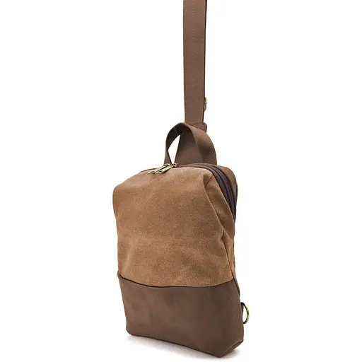 Кожаная сумка-слинг Tarwa 28х22х7 см sum0025530 - фото 1