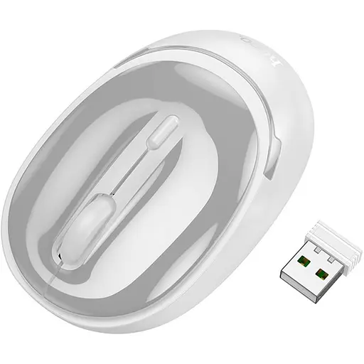 Миша Hoco GM34 White [136154] - фото 4