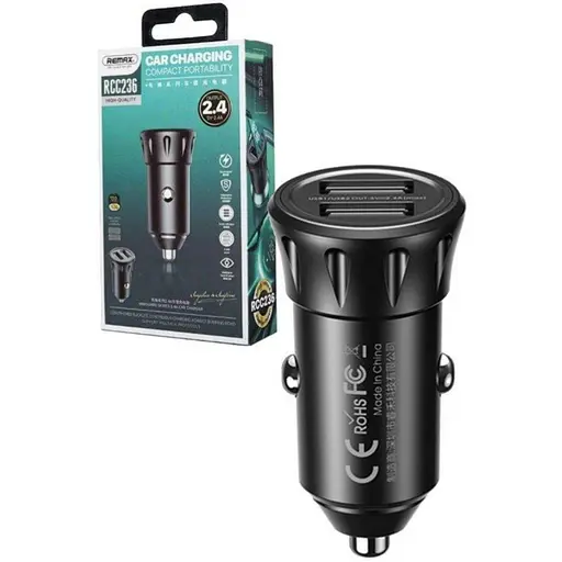 Автомобільний зарядний пристрій Remax RCC-236 2 USB/2.4A