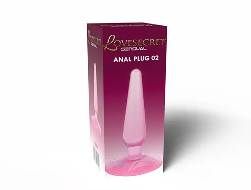 Анальна пробка Lovesecret Anal Plug 02 11 см (рожевий) - фото 3