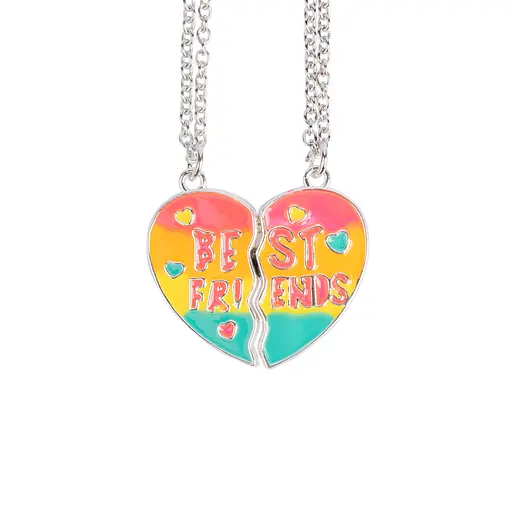 Набор бусы Цветные половинки 2шт - фото 2