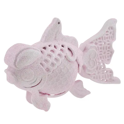 Елочная игрушка MIS LT Рыбка 12х4х8 см розовый - фото 1