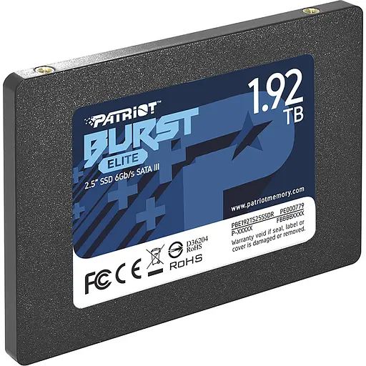 SSD накопичувач Patriot Burst Elite 1.92 TB (PBE192TS25SSDR) [153433] - фото 2