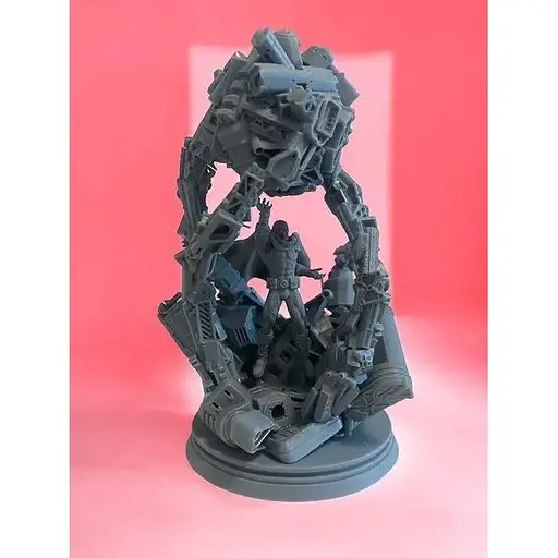 Фигурка Магнето размер 125 мм высококачественная 3д печать коллекционный сувенир геймеру - фото 6