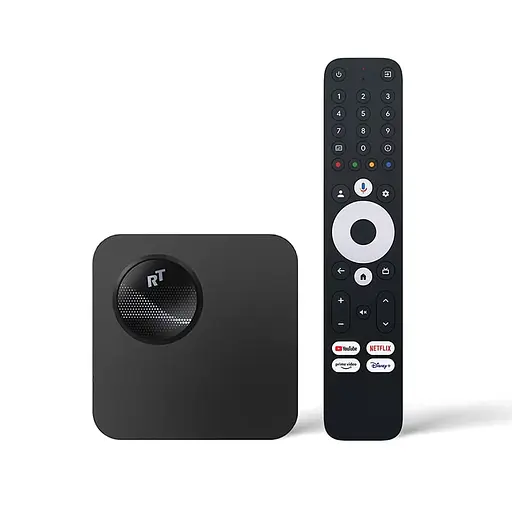 Смарт ТВ приставка RockTek GX1 NETFLIX 4/32 Гб Google TV 12 Smart Box