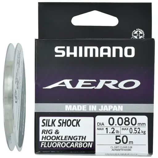 Флюорокарбон Shimano Aero Silk Shock Fluoro Rig/Hooklength 50 м 0.114 мм 1.29 кг