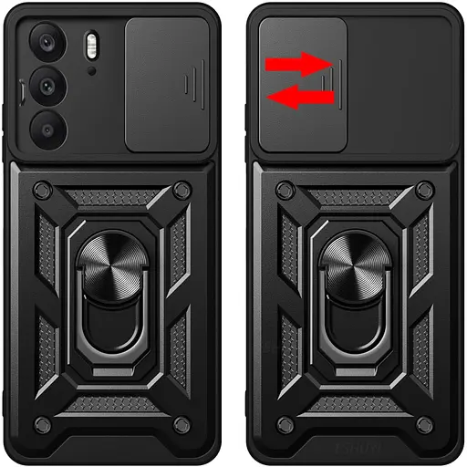 Чохол до мобільного телефона BeCover Military Realme C75 4G Black (713539) - фото 2