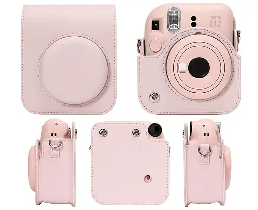 Чехол для фотоаппарата Fujifilm Instax Mini 12 розовый - фото 3