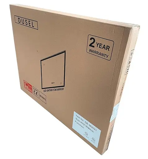Дзеркало Dusel DE-M3001 75x120 см, Білий - фото 5
