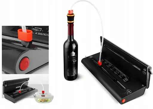 Вакууматор для продуктов Ruhhy 22533 со встроенными весами и резаком + 9 рулонов пленки - фото 4