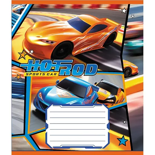 Зошит учнівський "Супертрак" 018-530353K-4 в клітинку, 18 аркушів