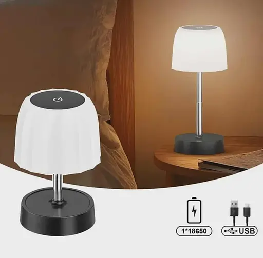 Бездротова сенсорна лампа настільна ZJ329C з регулюванням яскравості - фото 5