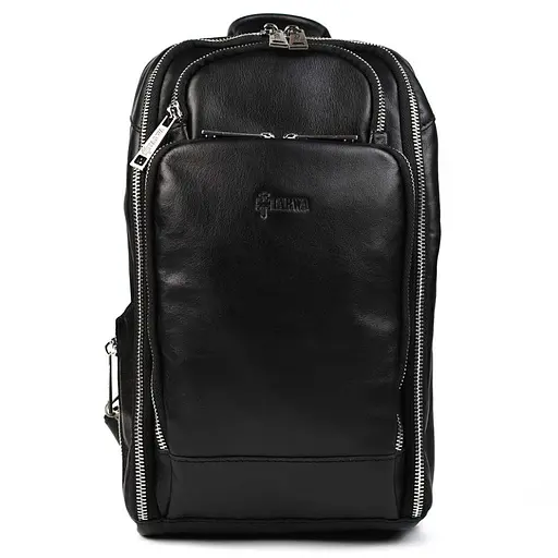 Кожаный мужской рюкзак TARWA 34х19х7 см sum0026632 - фото 4