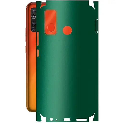 Защитная пленка StatusSKIN для Tecno Spark 5 Корпус Винил Зеленая - фото 1