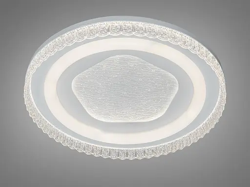 Стельова LED люстра Diasha білий п'ятикутник 85 Вт - фото 1