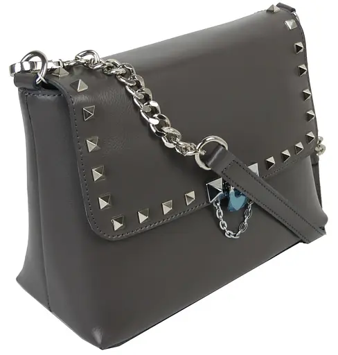 Небольшая женская кожаная сумка на плечо Serena 24.5х21х11.5 см sum0025064 - фото 3