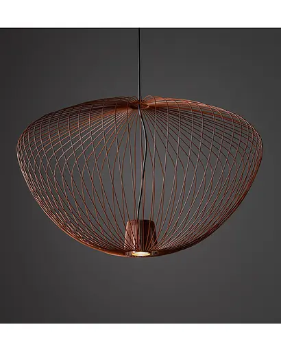 Підвісний світильник, люстра Nowodvorski 11494 Pumpkin L GU10 1x10W IP20 Теракотовий - фото 4