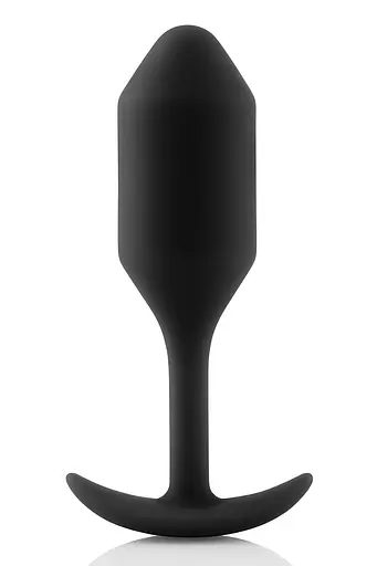 Анальна пробка B-Vibe Snug Plug 2, 10.5 см (чорний)