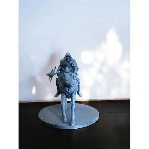 Фігурка Скелет Вершник розмір 65 мм високоякісний друк фігурка для декору ігрової кімнати - фото 5