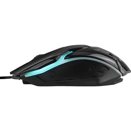 Дротова миша MEETION M371 USB з LED-підствіткою чорна - фото 6