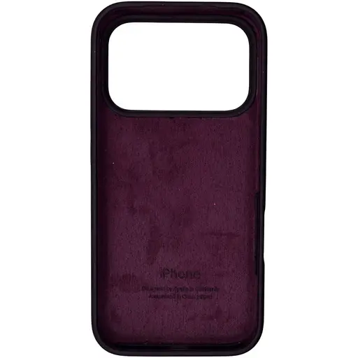 Чохол Silicone Case для Apple iPhone 17 Pro Berry Purple AA [145158] - фото 2