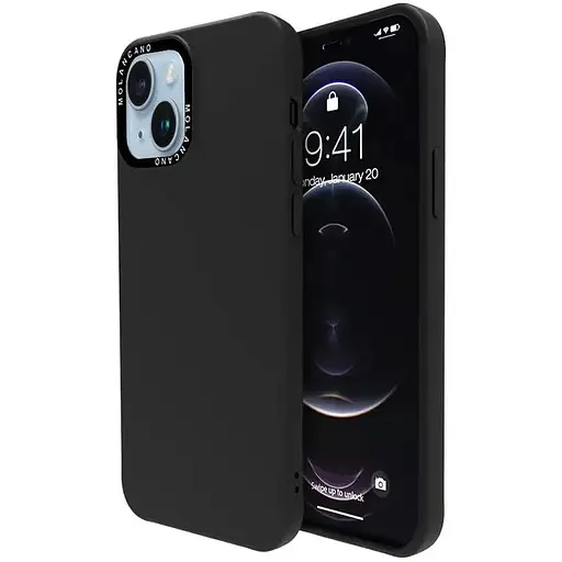 Чехол-накладка Molan Cano Silicone SF Jelly MIXXI для iPhone 13 (black)